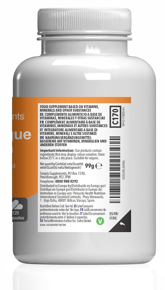 image 1 of Anti-Fatigue Multivitamin - 120 Capsules