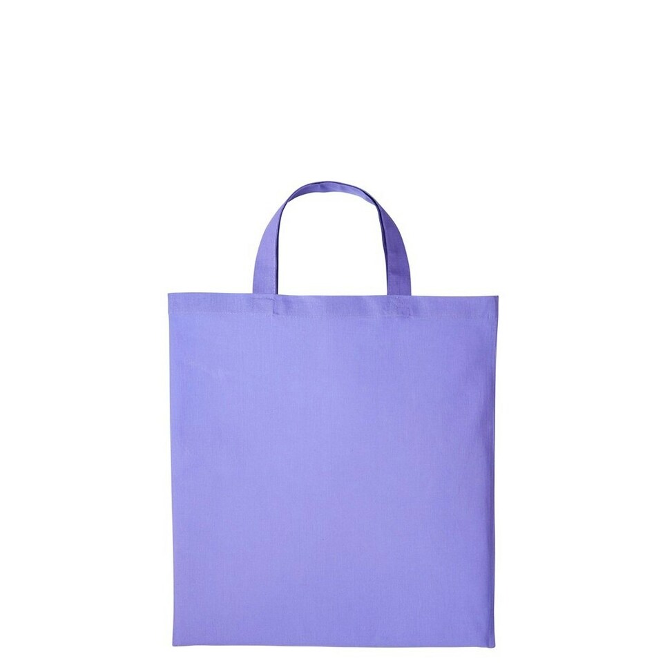 Nutshell Cotton Short Handle Shopper - Violet - One Size Purple