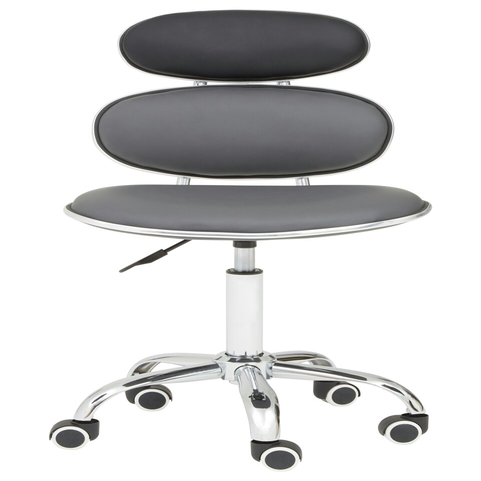 image 1 of Interiors by Premier Fran Black PU Home Office Chair
