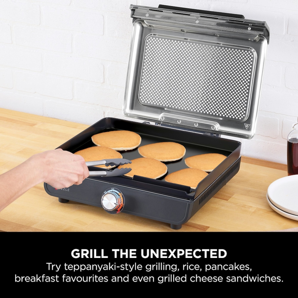 image 1 of Ninja Sizzle Low Smoke Indoor Grill & Flat Plate GR101UK