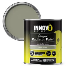 Innov8 Coatings Radiator Paint - 750 ml - Sage Green - Satin Finish | Green | Sage Green | 750ml | 1