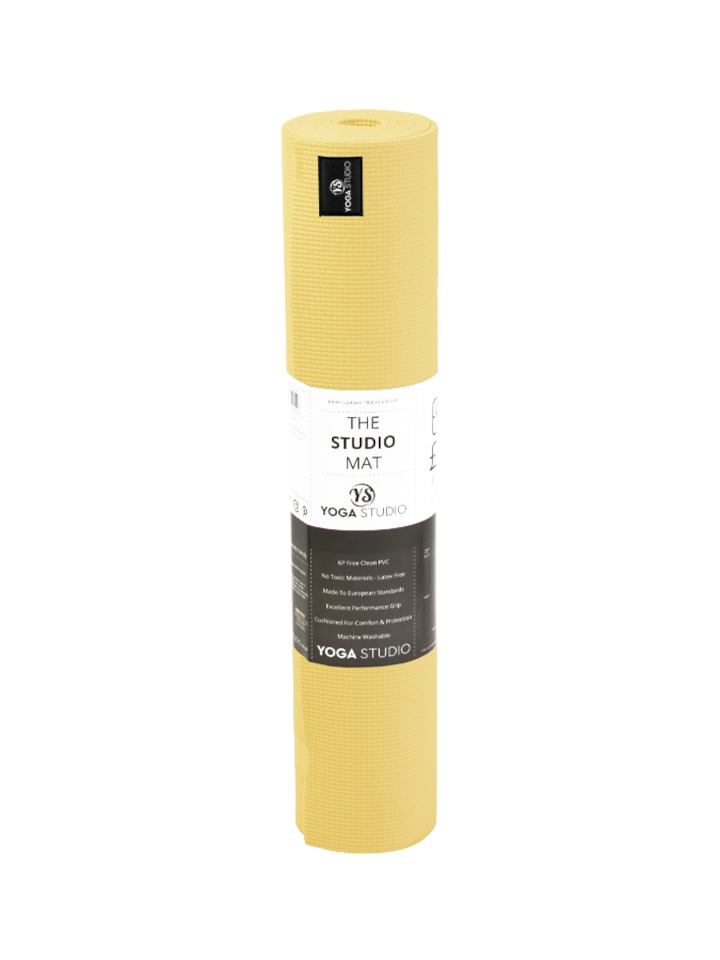 image 1 of Yoga Studio Sticky Yoga Mat 6mm - Banana | Yellow | Banana | 183cm x 61cm x 6mm