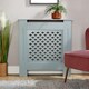image 4 of Small Radiator Cover MDF Wooden Home Decorative Modern Design | Grey