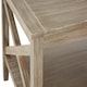 image 4 of Interiors by Premier Winter Melody Coffee Table, Wood Table for Coffee and Outdoor with Bottom Shelf, Pine Wood & MDF Tea Table Cream
