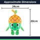 image 6 of Noaks Pinata Smashlings Soft Toy Cute Plushie Huggable Cuddly 30cm Green