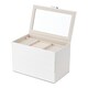 image 3 of Living and Home 4-Tier Jewellery Storage Box with Transparent Lid