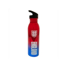 England FA Crest Stainless Steel Water Bottle - Red/Blue - One Size