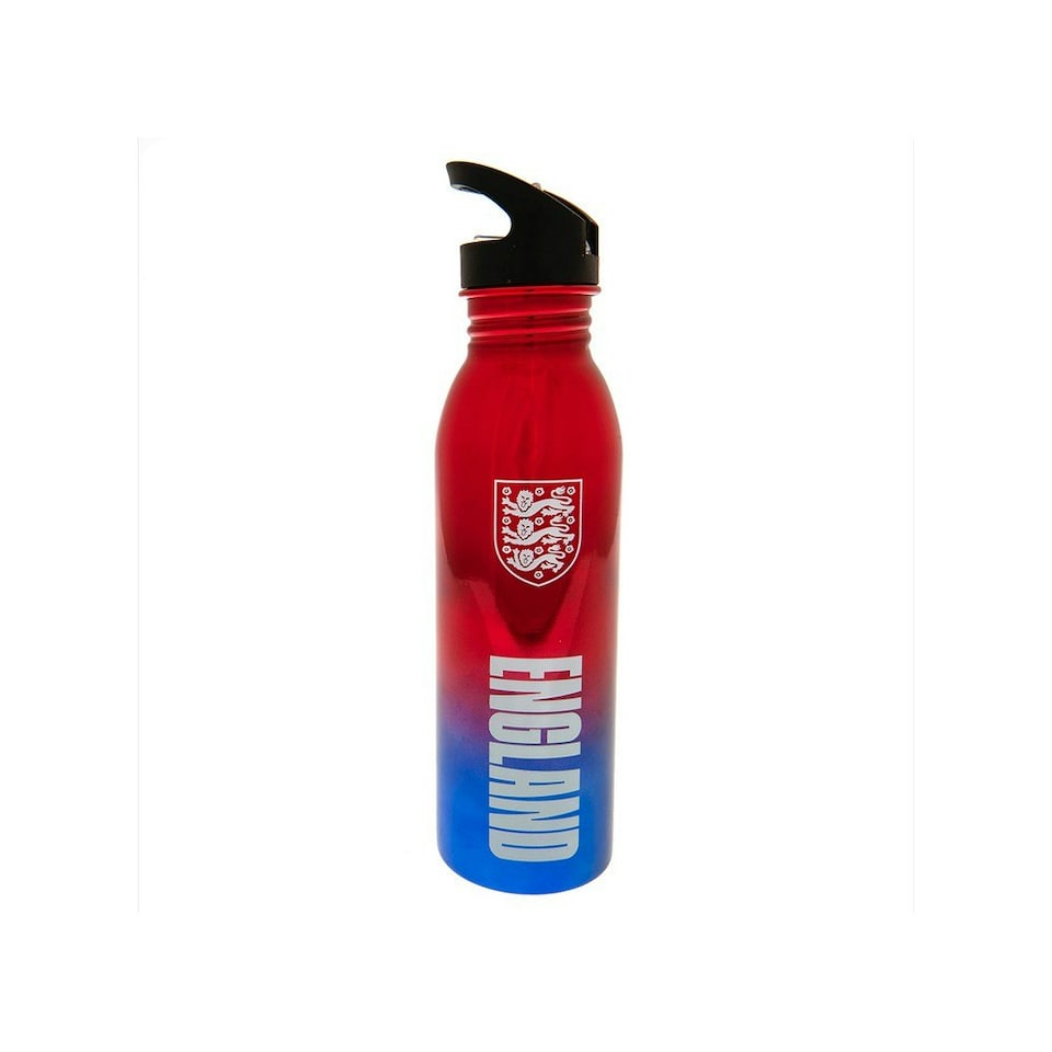 England FA Crest Stainless Steel Water Bottle - Red/Blue - One Size