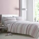 image 4 of Simply Stripes Duvet Cover Set - Super King - Pink