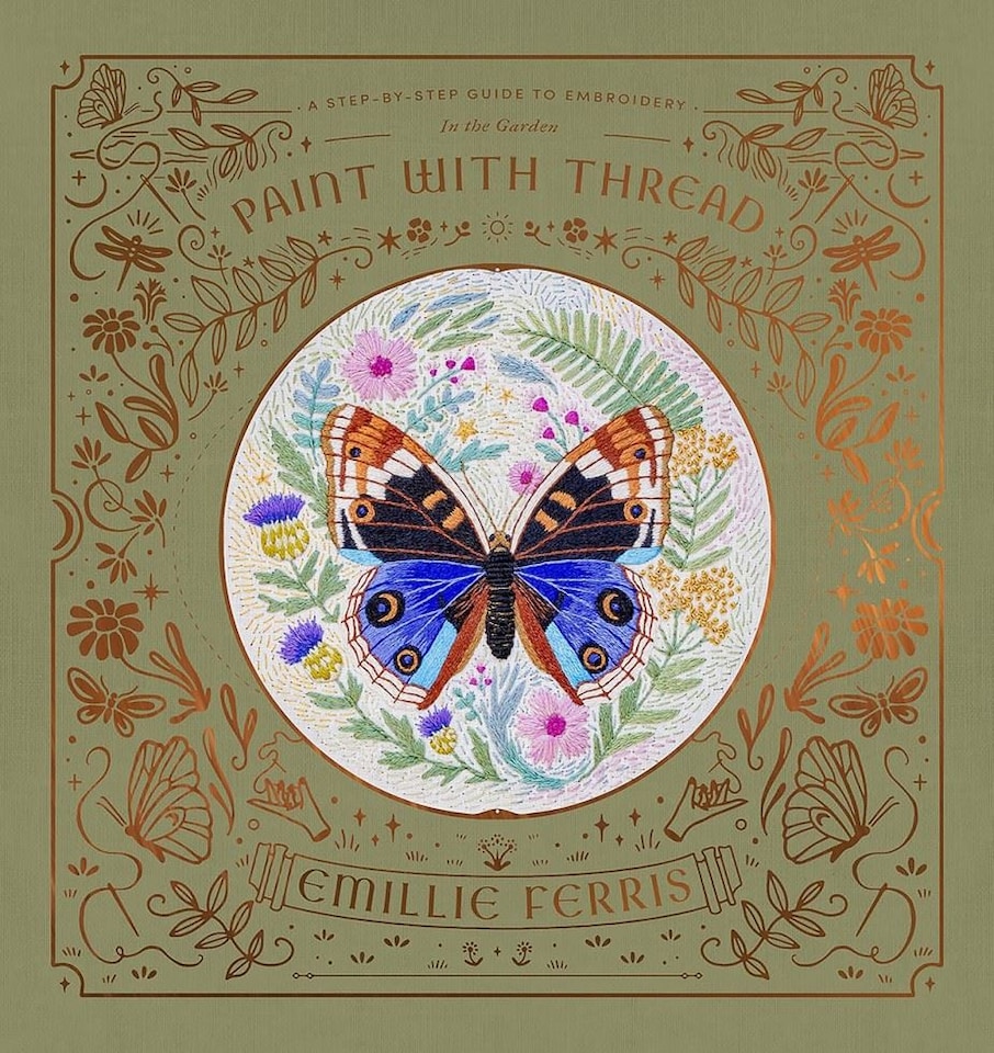 Paint with Thread: In the Garden by Emillie Ferris