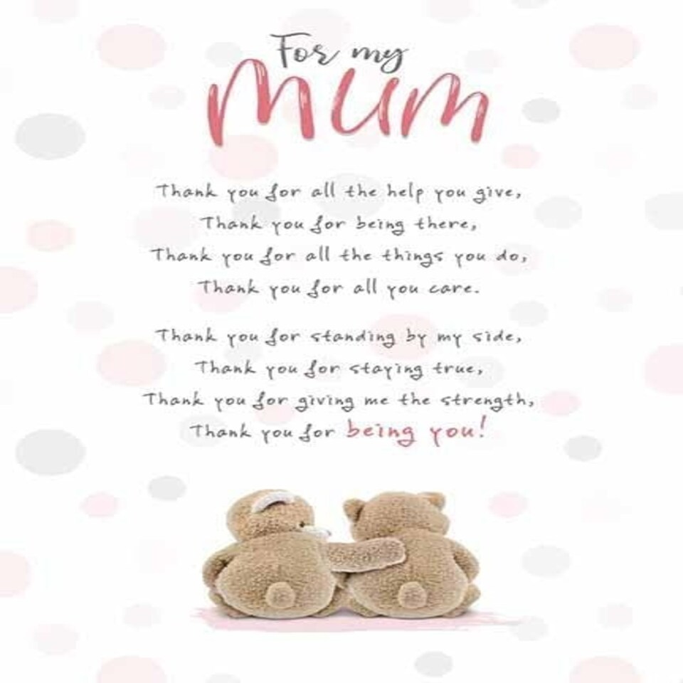 Thank you Mother's Day (W&W)