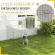 image 8 of PawHut 8-Panel DIY Dog Pen with Door for Indoor/Outdoor Use, 76cm High