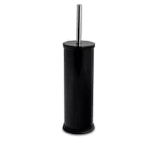 Harbour Housewares Round Toilet Brush - Black | Black | Black