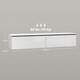 image 3 of HOMCOM Wall Mounted TV Stand Unit with Storage and High Gloss Effect, Black