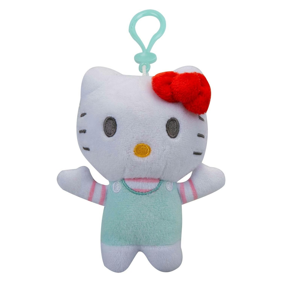 image 1 of Hello Kitty Soft Toy Plush Blue Cute Character Plush Huggable Cuddly 12cm Blue