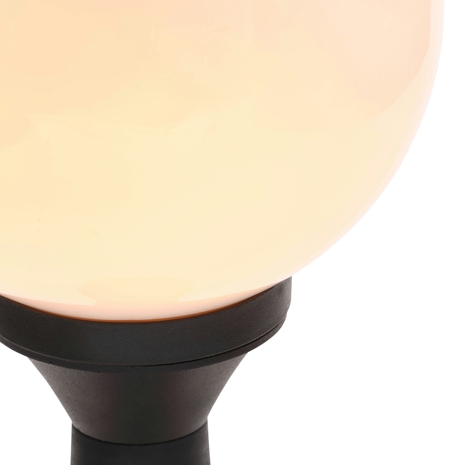 image 1 of BHS Westray Outdoor Pedestal Light, Black