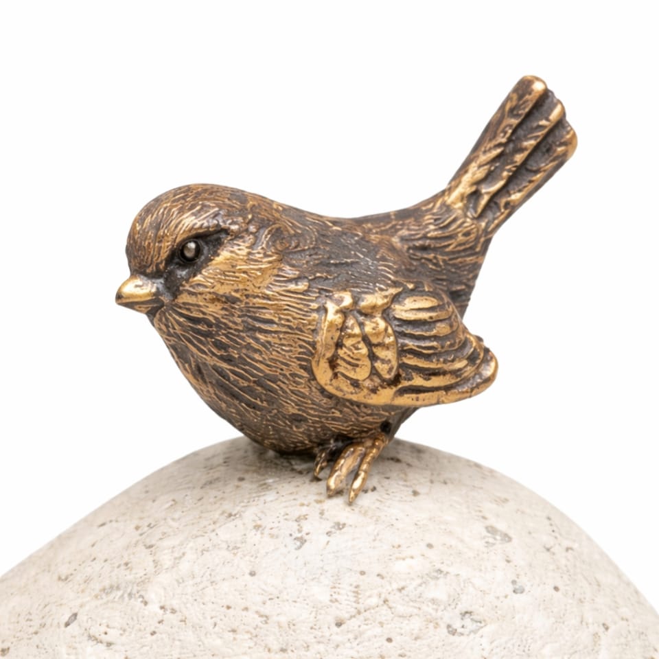 image 1 of Someone Special Bird Memorial Stone 18x16cm Graveside Plaque Gift