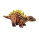 image 5 of Stegosaurus Dinosaur Soft Toy Dinosaur Skeleton Body Plush Cuddly 25cm Brown
