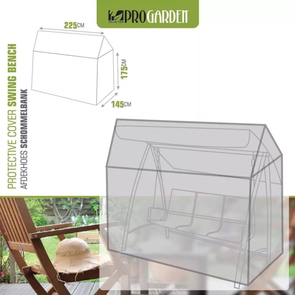 image 1 of Assorted Waterproof Outdoor Furniture Covers | Black | Swing Bench | 1