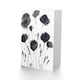 image 2 of Greeting Card Abstract Flowers Black White Floral Watercolour Sympathy