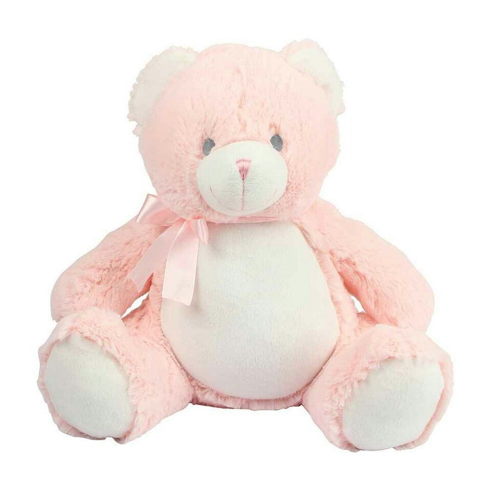 image 1 of Mumbles Bear Plush Toy - Pink - One Size