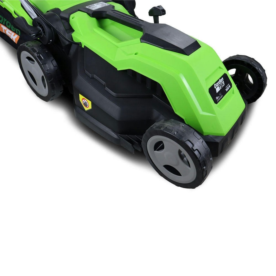 image 1 of GardenTek 38cm Corded Electric Lawn Mower with Rear Roller 1600w/230v | GT38E