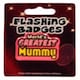 image 1 of World's Greatest Mummy Flashing Badge Mother's Day Christmas Birthday
