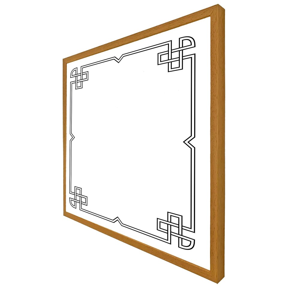 image 1 of Roman ornamental frame (Picture Frame) Brown | Oak | M