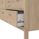 image 9 of Madrid Double Dresser 4+4 Drawers in Jackson Hickory Oak