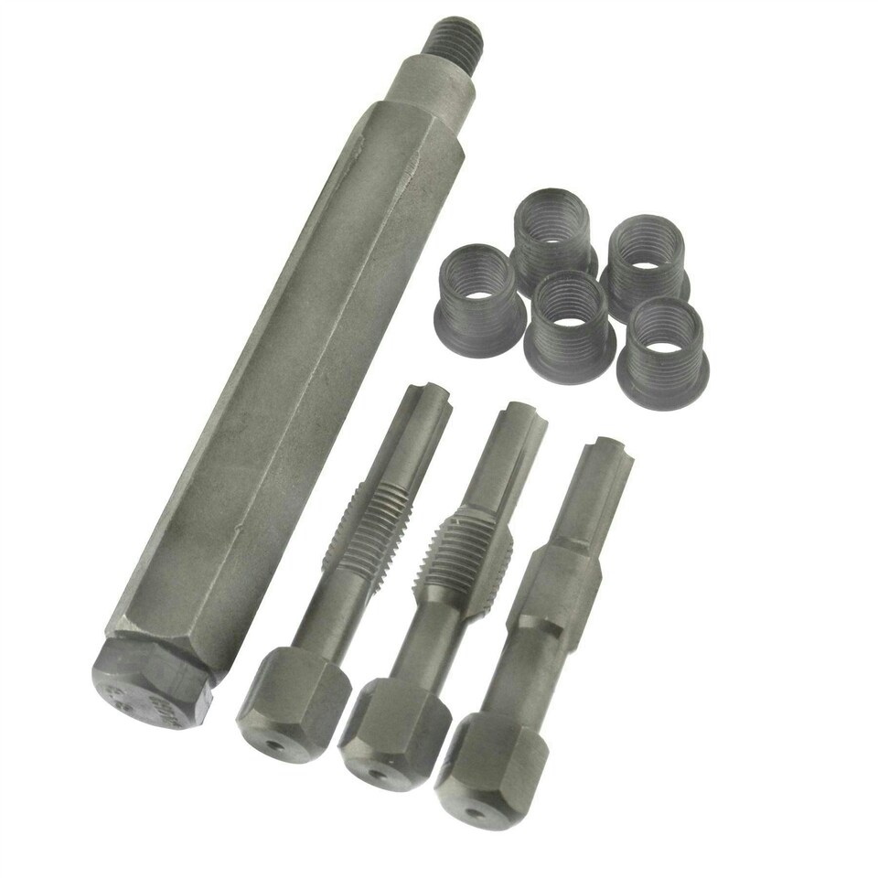 image 1 of Glow Plug Cylinder Head Metric Thread Repair Restorer Tap Kit M8 x 1.0mm