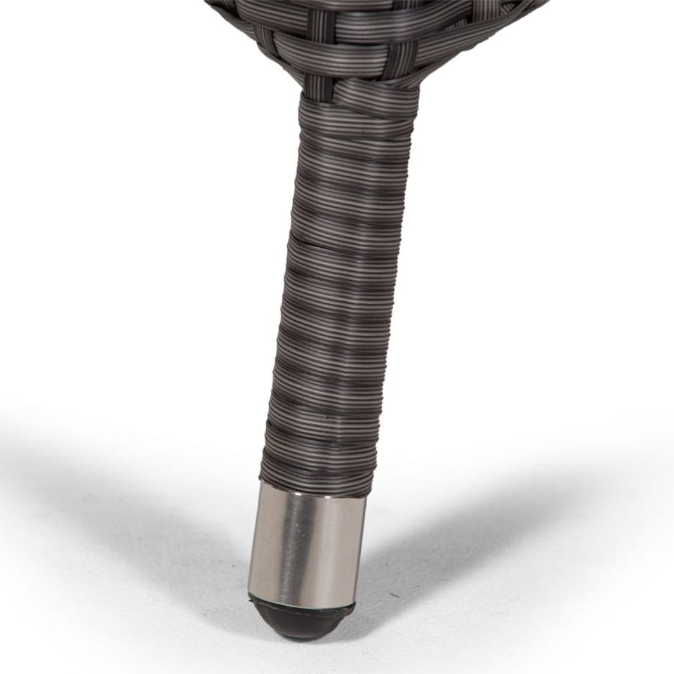 image 1 of Savannah Round 6 Seater Rattan Patio Dining Set | Grey | Grey