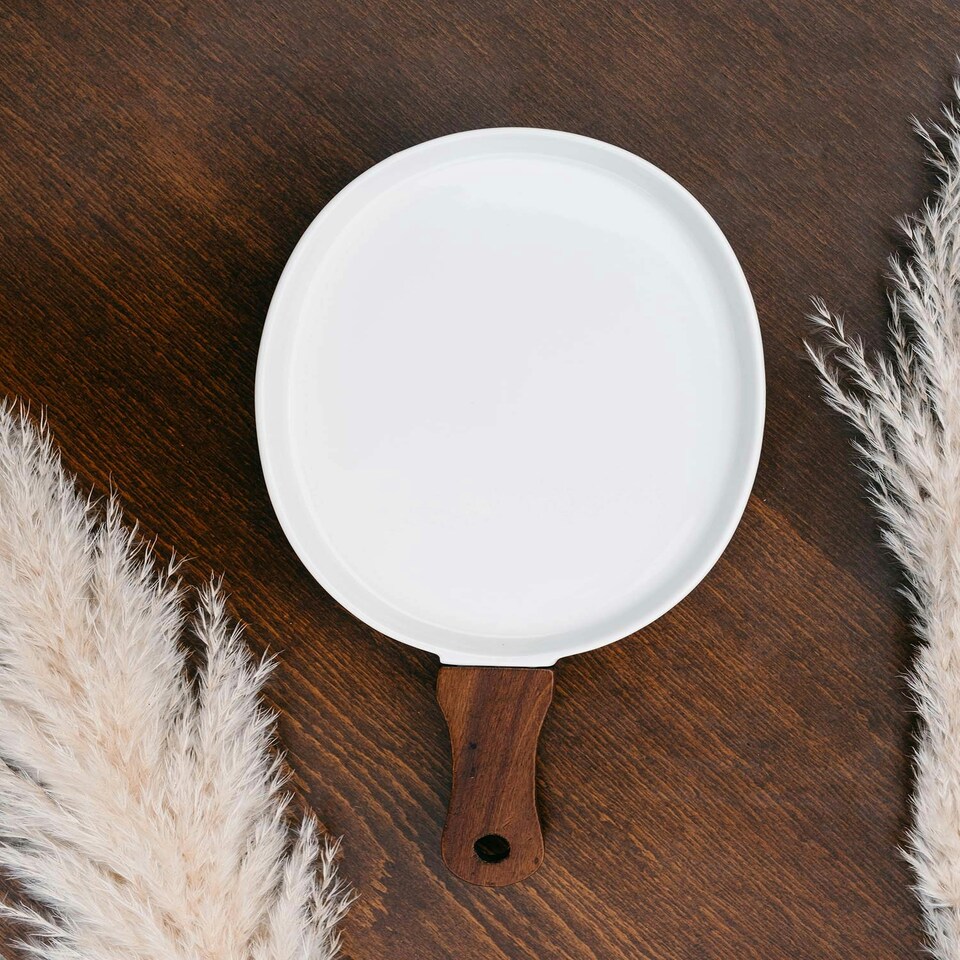 image 1 of Woody Collection Porcelain Serving Board