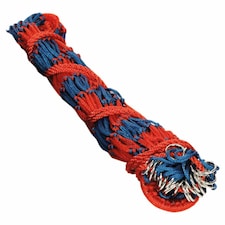 Shires Deluxe Horse Hay Net - Navy/Red - 40in