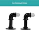 image 5 of Lister Cartwright 25mm Obsidian Black Industrial Pipe Extendable Curtain Pole Heavy Duty Metal Curtain Rod(120-210 cm)