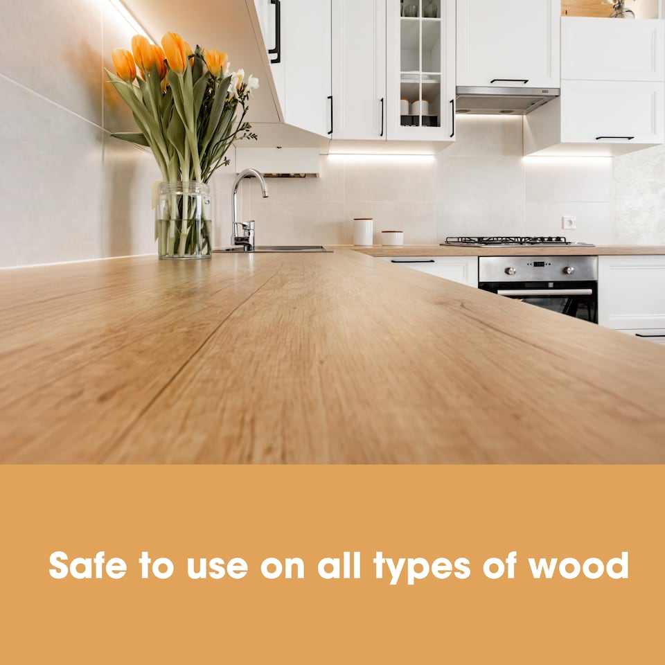 image 1 of Furniture Clinic Wood Cleaner (250ml) | Restore & Clean Wooden Floors, Furniture, Blinds, Doors, Decking and Many other Wood Surfaces - Easily Remove Wax & Polish Build up, Grease and Grime