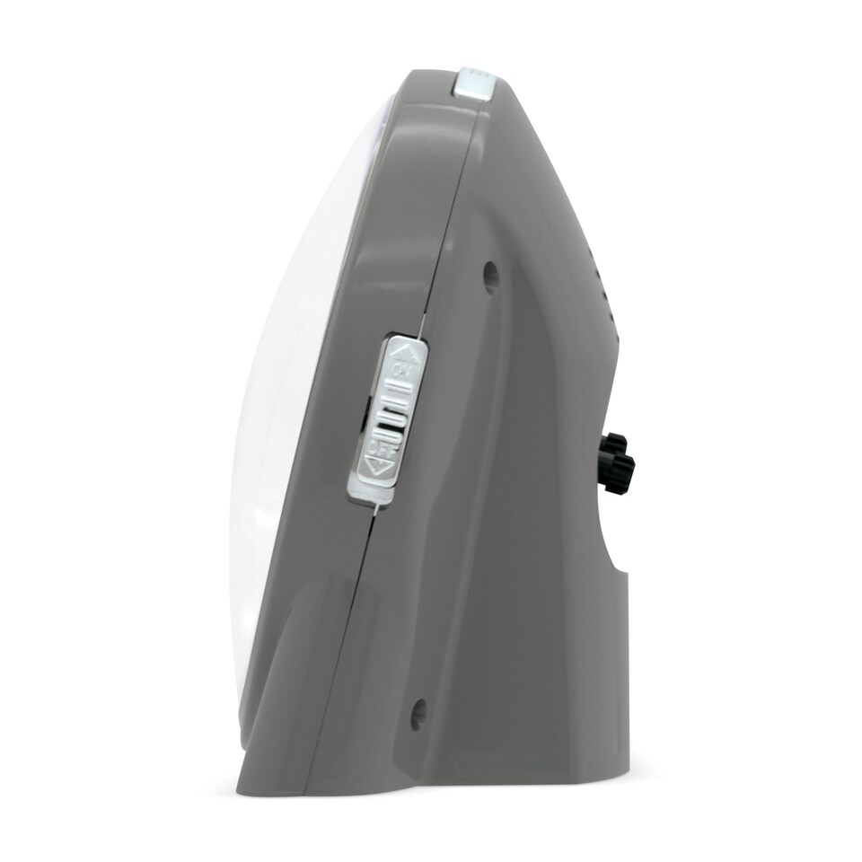 image 1 of Acctim Arlo Non-Ticking Sweep Luminous Tipped Hands Analogue Backlight Alarm Clock