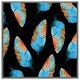 image 3 of Imprints boho feathers (Picutre Frame) Black | XL