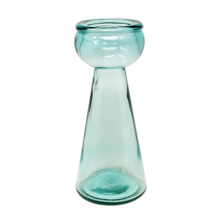 Verano Spanish Ceramics Glass Home Décor Clear Candle Holders (H) 30cm