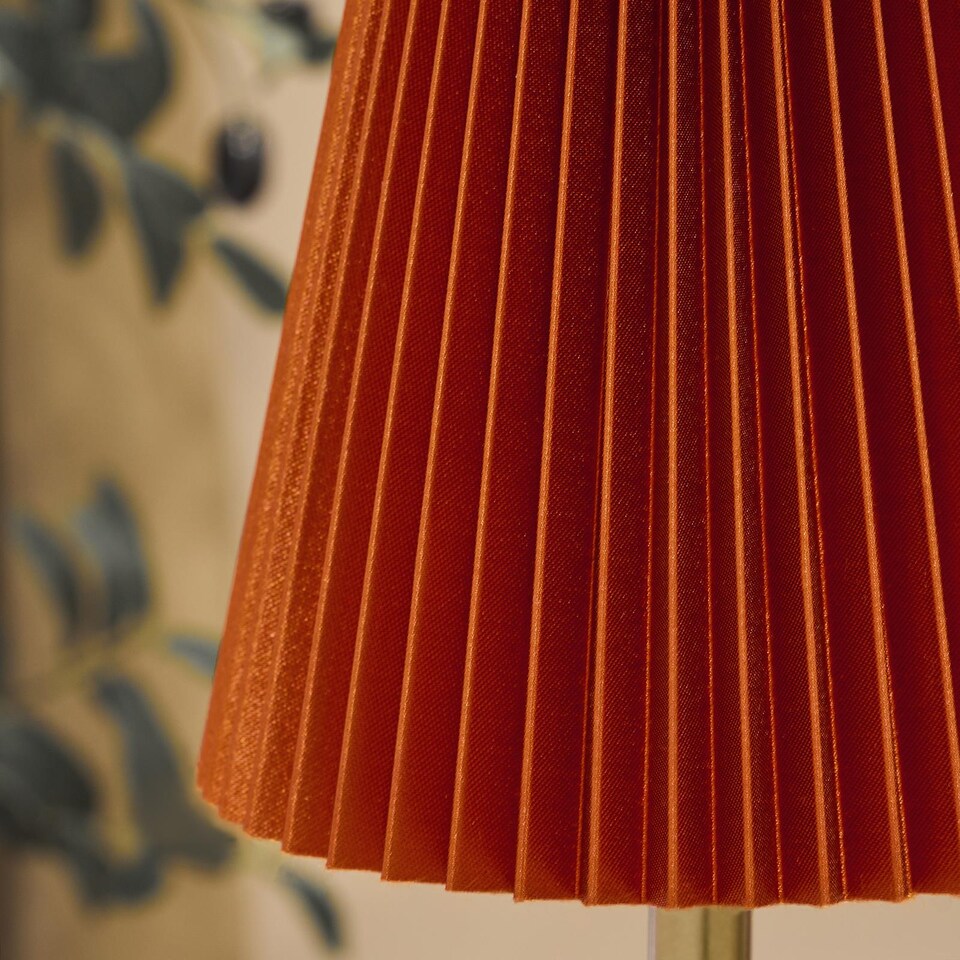 image 1 of OHS Pleated Bedside Lamp LED Rechargeable Cordless Night Light