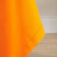 image 6 of Homescapes Orange Cotton Round Tablecloth - 178 cm Orange