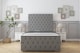 image 1 of Sloomy Watson Pewter Dumfries Bed Frame With 50" Upholstered Headboard 3' Single