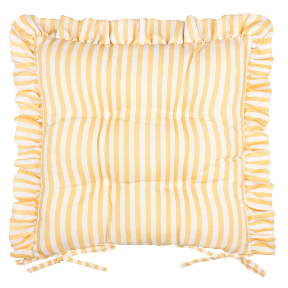 image 1 of Wylder Millie Ruffle 2 Pack Indoor Outdoor Seat Pads