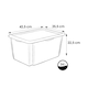 image 5 of Keeeper Paw Patrol Storage Box with Lid 24 Litre Blue Transparent