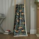 image 1 of Fox and Deer Soft Fleece Throw - 140 x 180cm Cosy Sherpa Blanket Blue | Navy