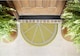 image 4 of Nicoman Lemon Halfmoon Door Mat