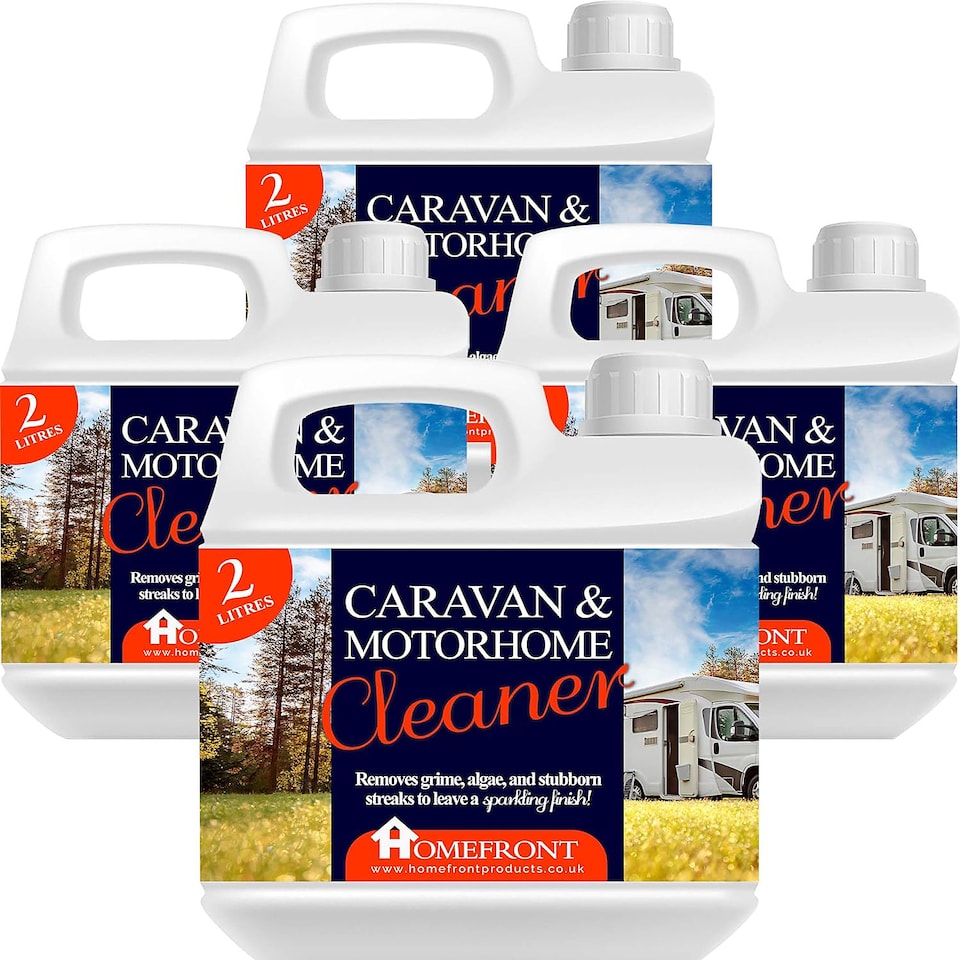 image 1 of Homefront Caravan and Motorhome Cleaner Deeply Cleans to Remove Black Streaks Dirt and Grime Easy to Use Formula (8 Litres)