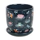 image 2 of Something Different Pond Plant Pot with Saucer - Multicoloured - One Size