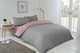 image 8 of Brights Reversible Duvet Double Bed BlushGrey