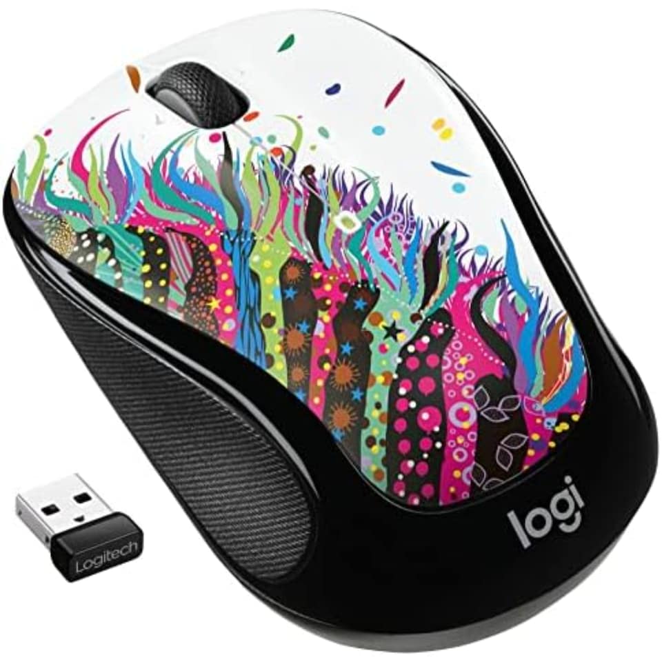 image 1 of Logitech Wireless Mouse M325 Celebration Black