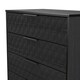 image 5 of Islay 4 Drawer Chest of Drawers in Black Ash (Ready Assembled) | Black | Black Ash